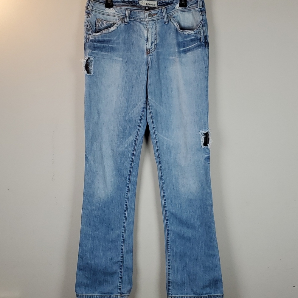 J & CO distressed men's jeans